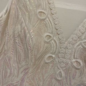 Lilly Pulitzer White Iridescent Dress